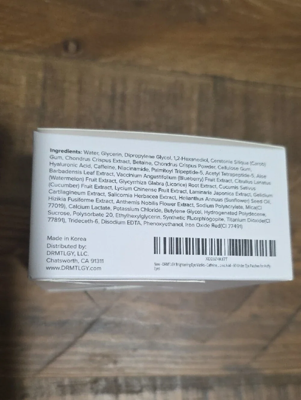 DRMTLGY Brightening Eye Masks--NEW IN BOX